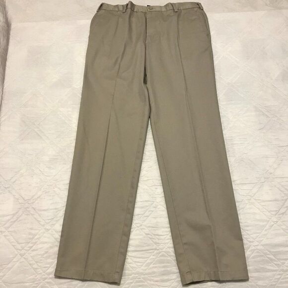 Izod American‎ Chino 100% cotton tan pants 36X34 - Picture 1 of 5
